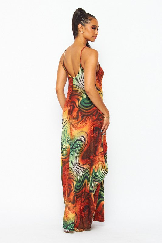 The Desert Swirl Maxi Dress