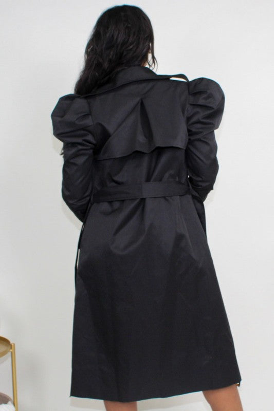 Styled & Puffed Trench Coat