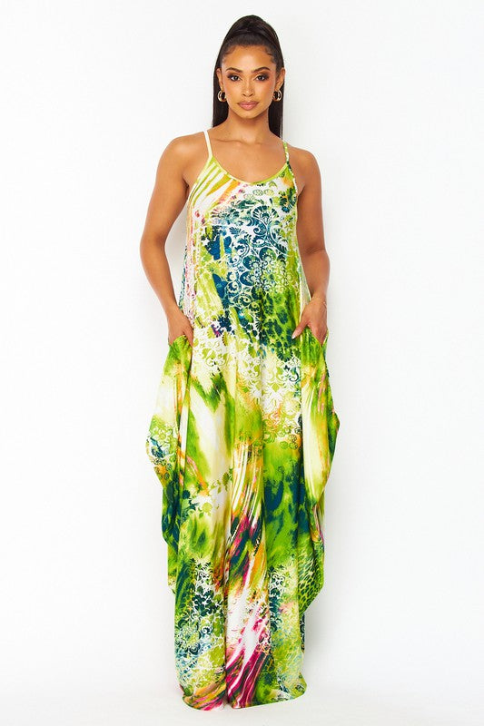 The Green Graze Maxi Dress