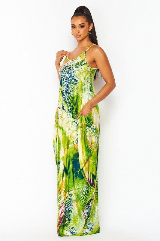 The Green Graze Maxi Dress