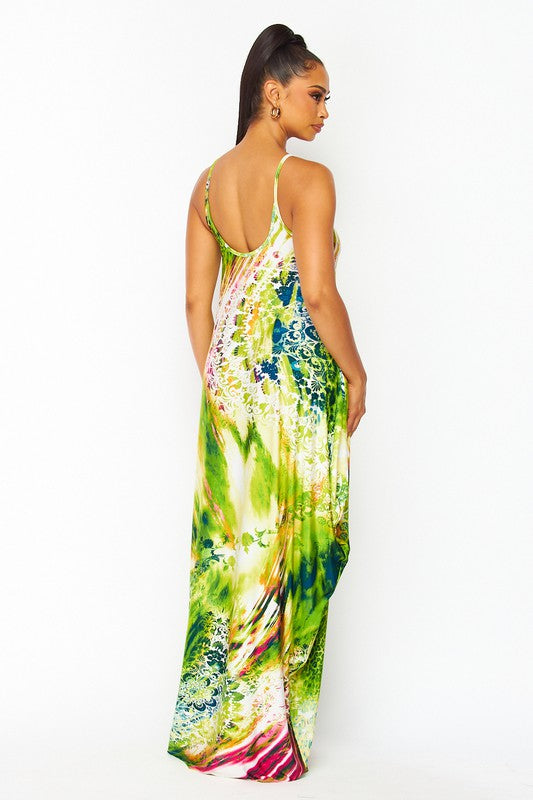 The Green Graze Maxi Dress