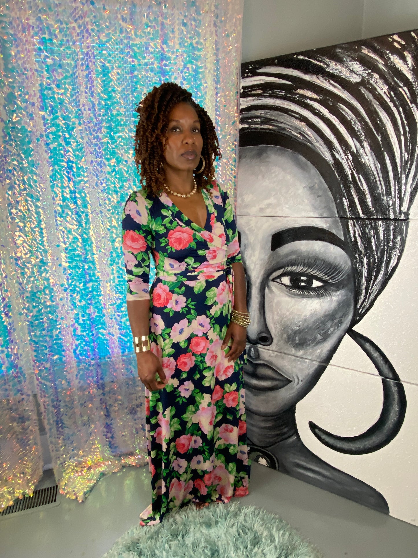 Flowered Lady Maxi