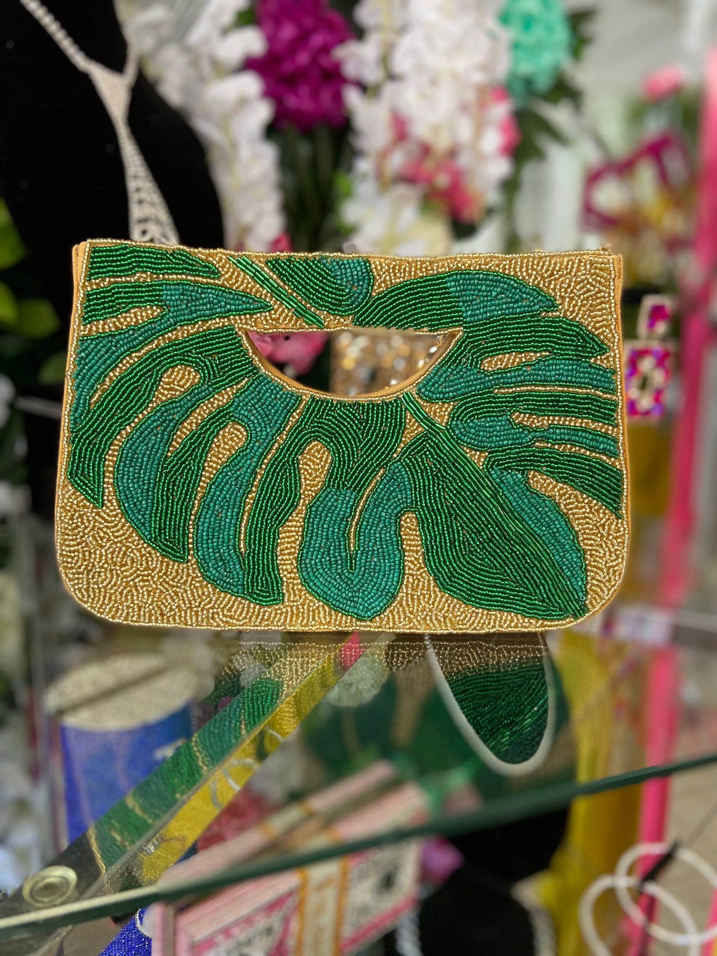 The Beaded Palm Springs Clutch