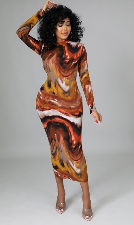 The Tiger's Eye Dress