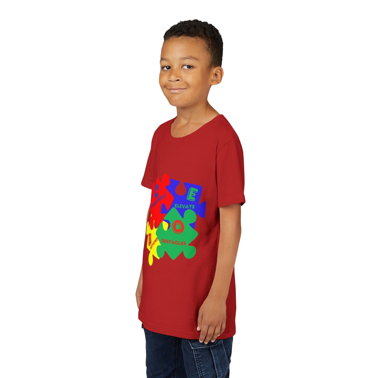 C.E.B.O. - Youth Puzzle Piece Autism Awareness Tee