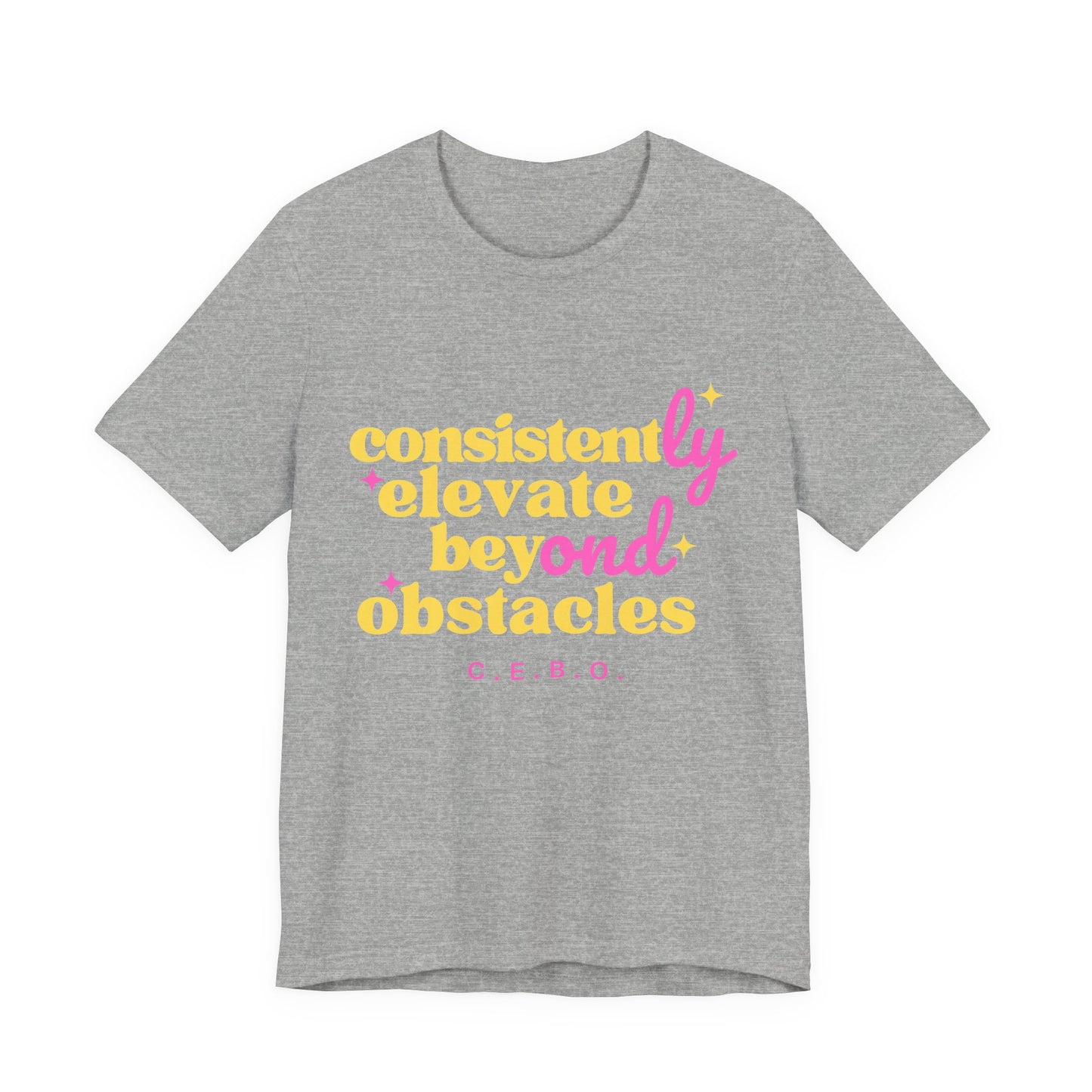 Pretty Consistently Elevate Beyond Obstacles T-Shirt - Yellow