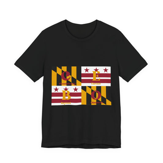 C.E.B.O. - Maryland Flag Geo Block Tee