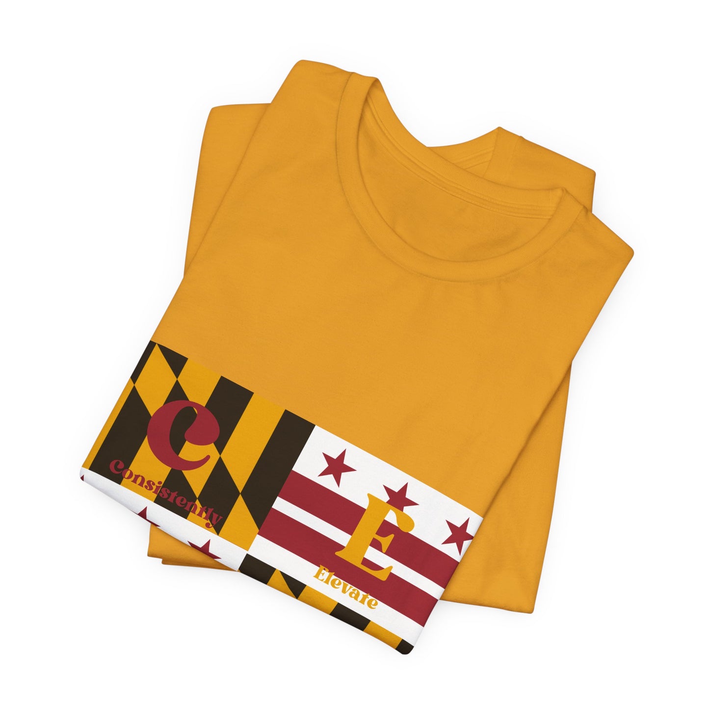 C.E.B.O. - Maryland Flag Geo Block Tee