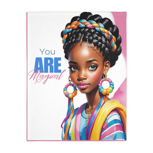 "You Are Magical" Velveteen Throw