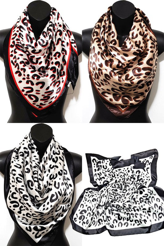 Cheetah Girl Satin Scarf