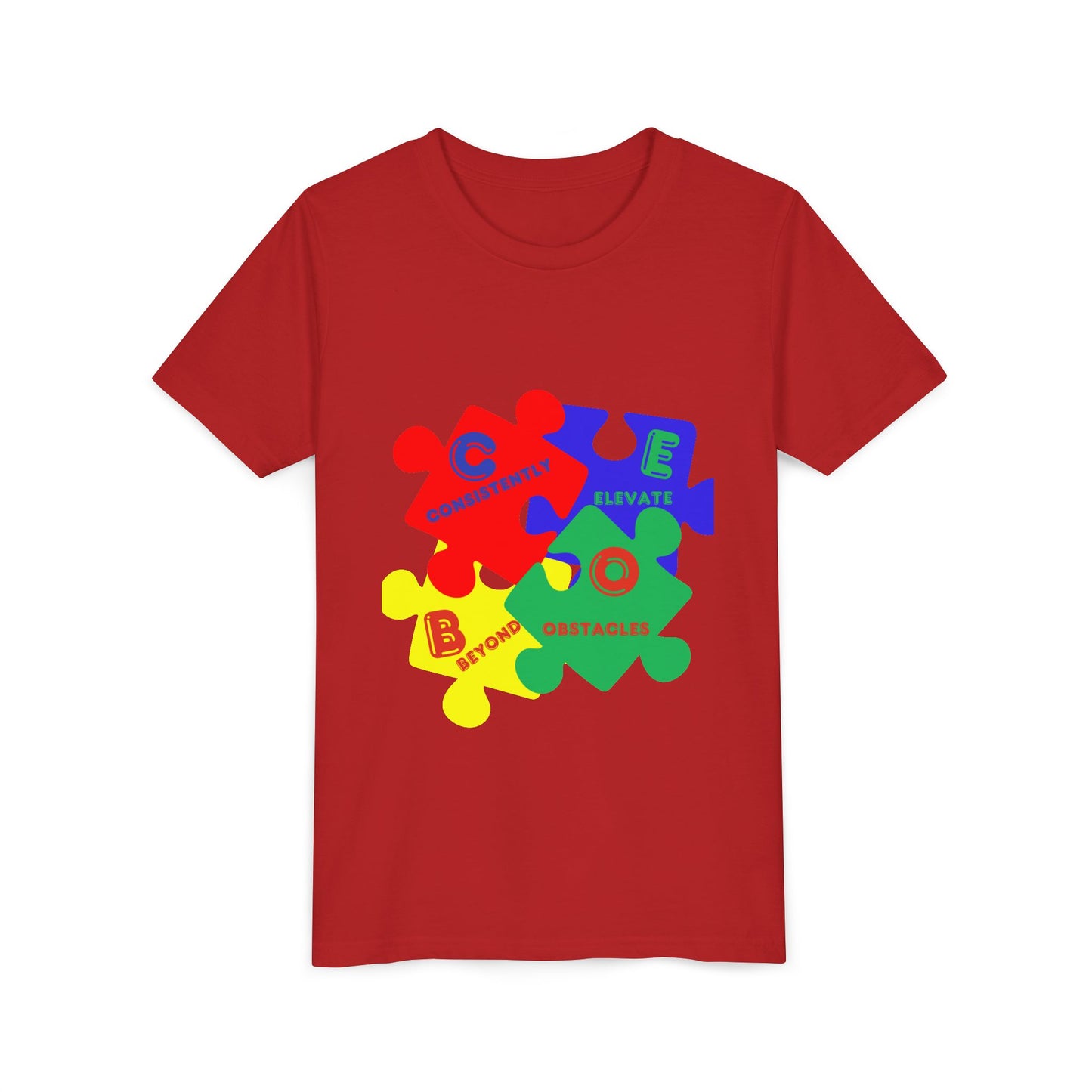 C.E.B.O. - Youth Puzzle Piece Autism Awareness Tee