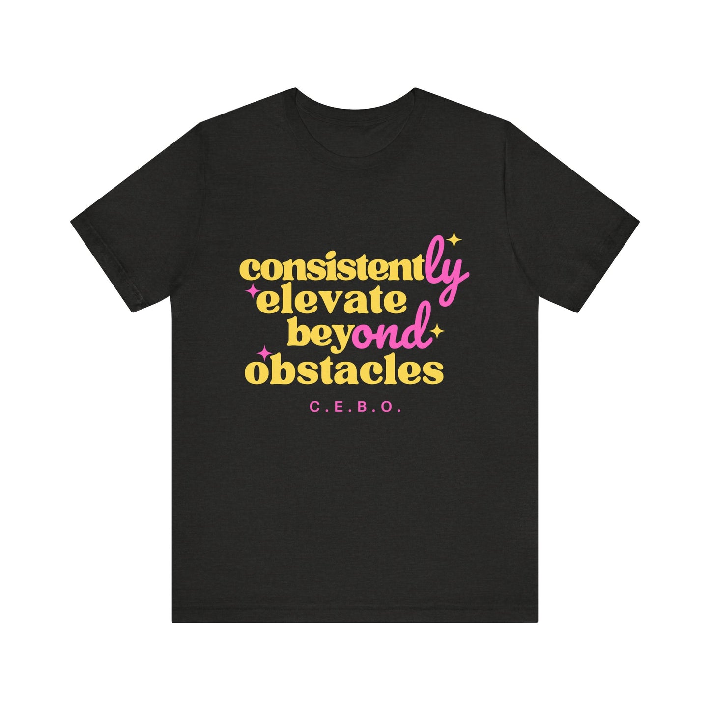 Pretty Consistently Elevate Beyond Obstacles T-Shirt - Yellow