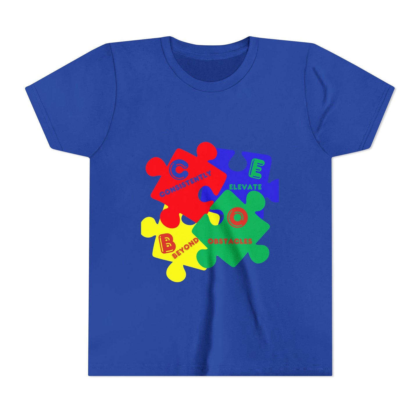 C.E.B.O. - Youth Puzzle Piece Autism Awareness Tee