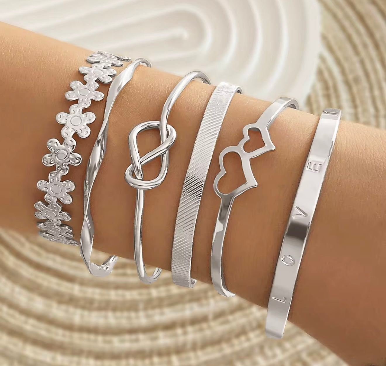 Infinite Love Bangle Set