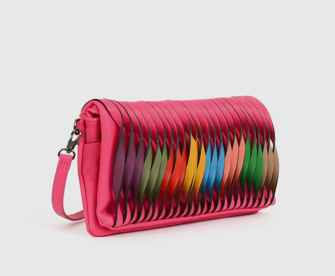 The Rainbow Twirl Clutch