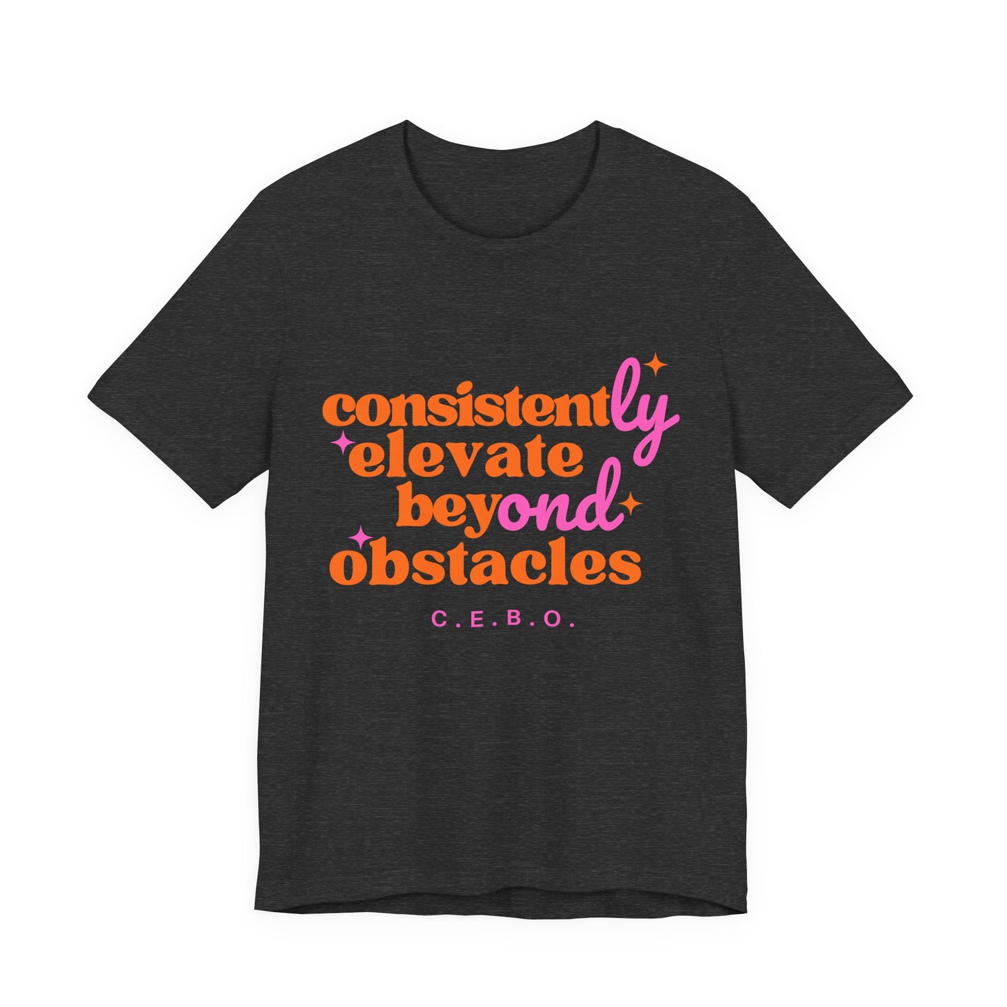 Pretty Consistently Elevate Beyond Obstacles T- Shirt - Orange