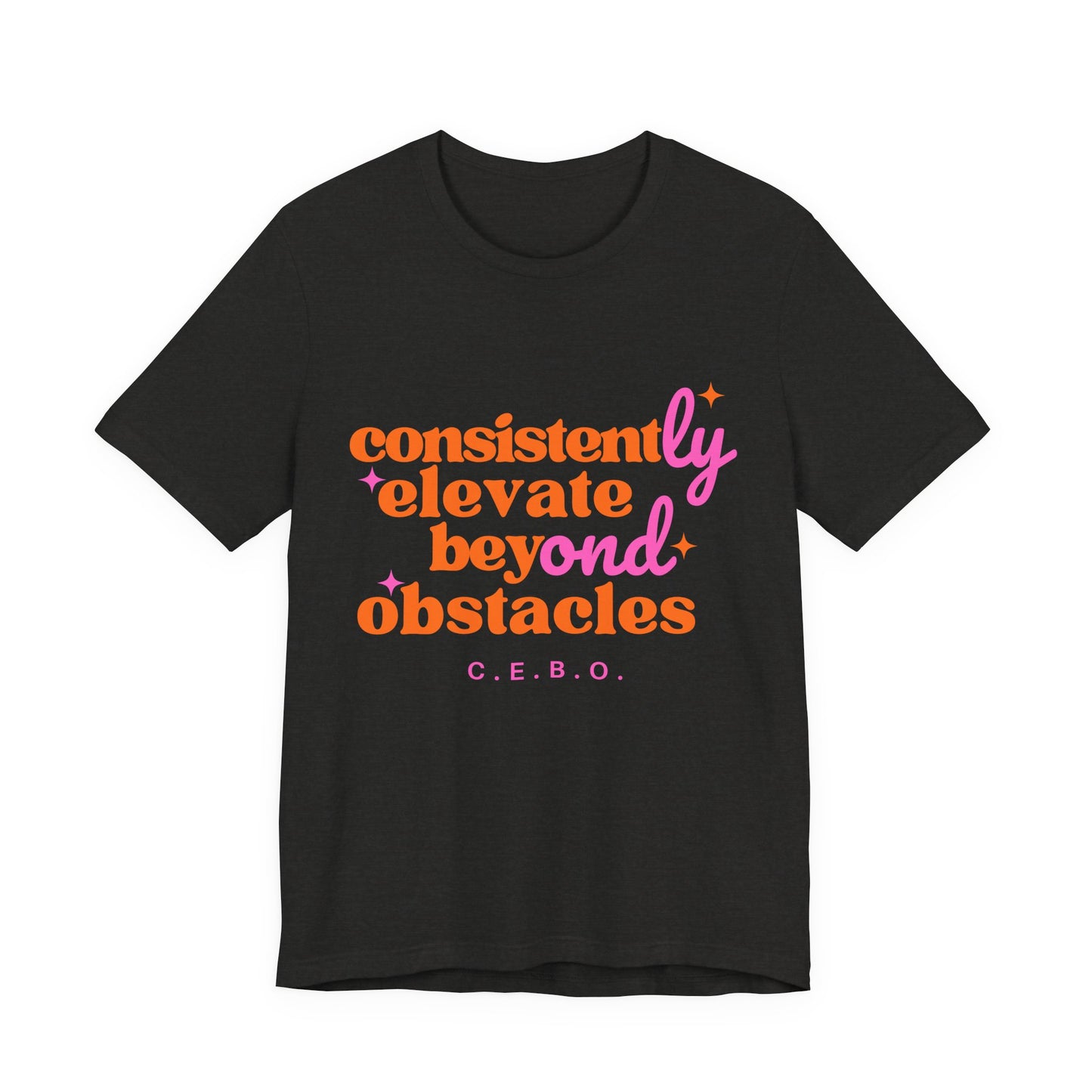 Pretty Consistently Elevate Beyond Obstacles T- Shirt - Orange