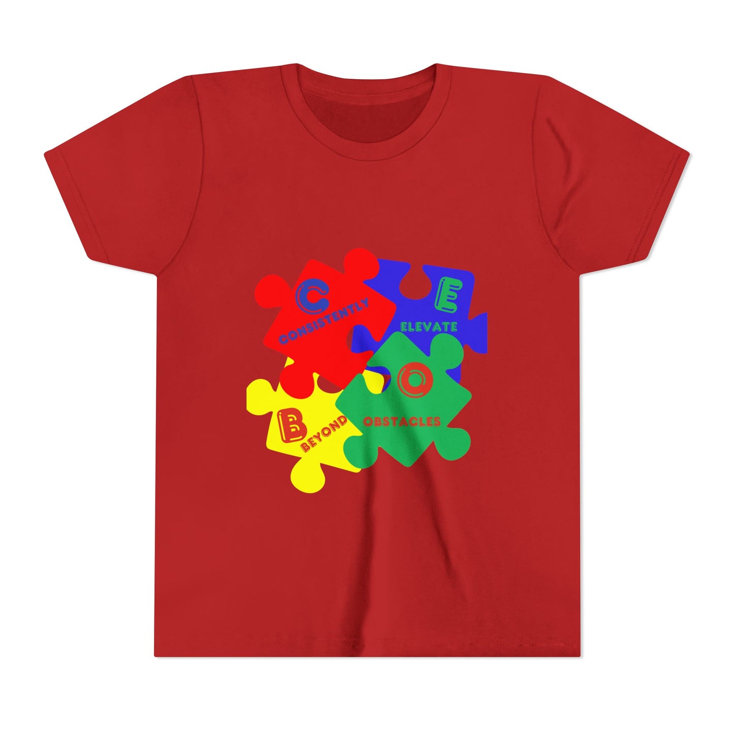 C.E.B.O. - Youth Puzzle Piece Autism Awareness Tee