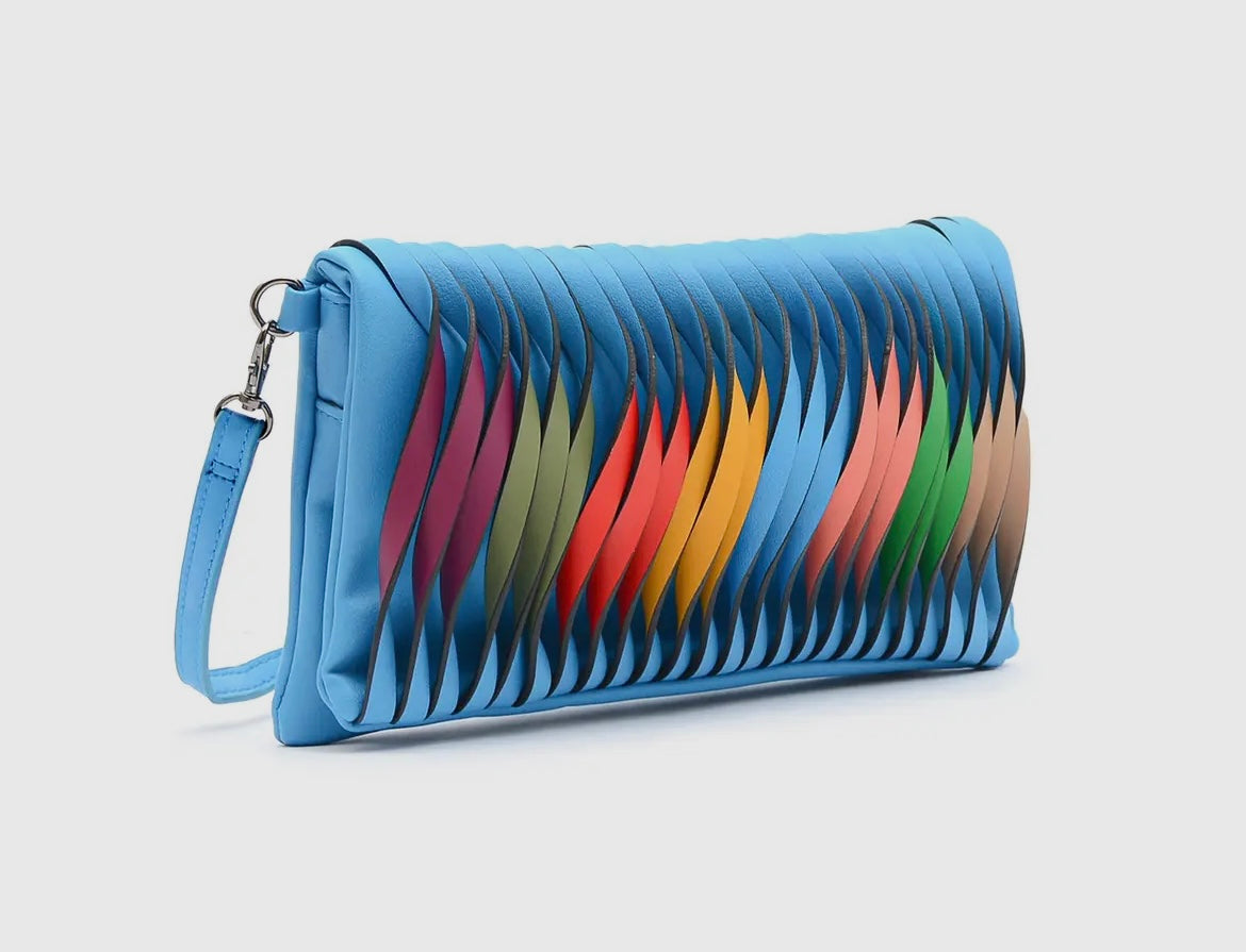 The Rainbow Twirl Clutch