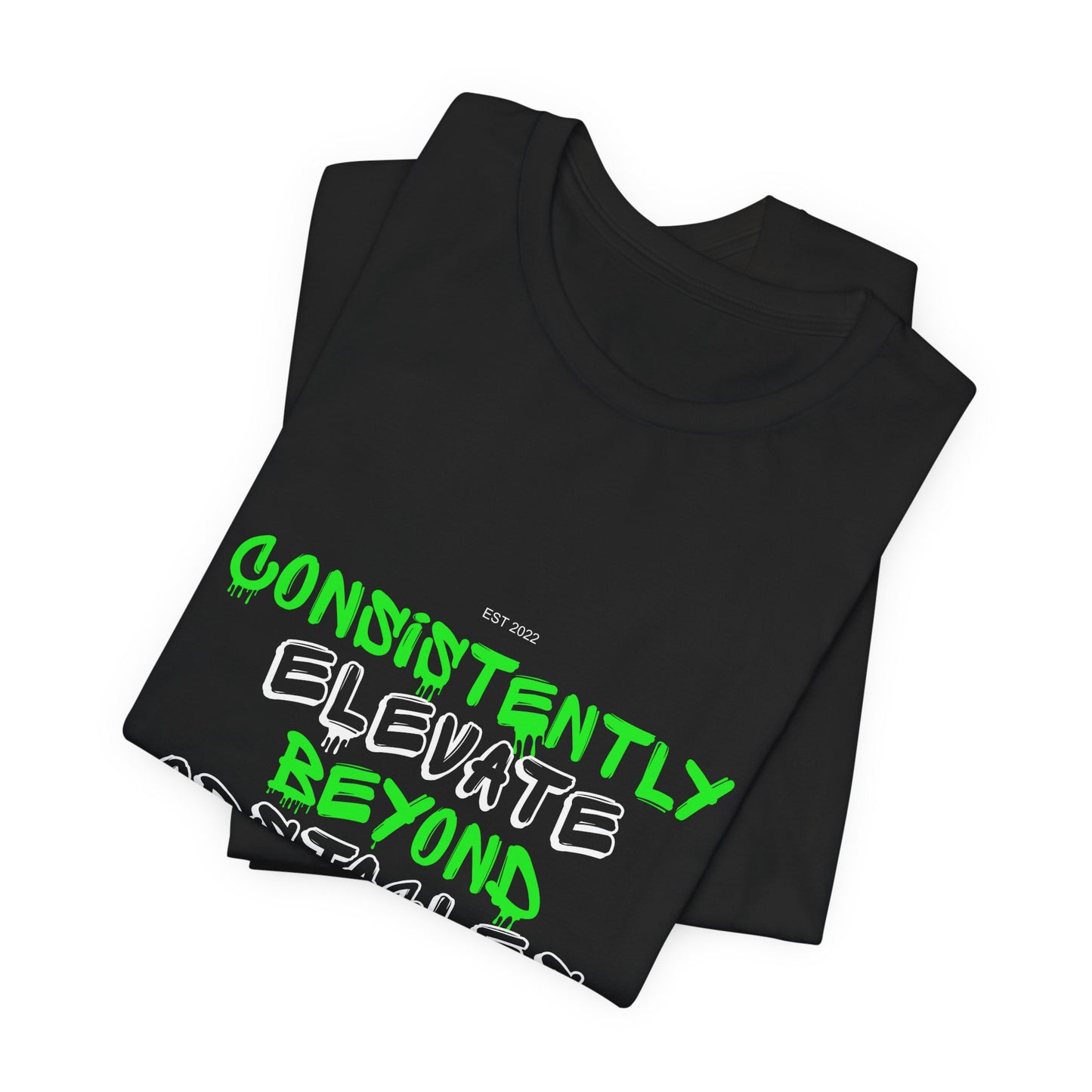 C.E.B.O. Slime Tee — Neon Green Motivational Graphic T‑Shirt