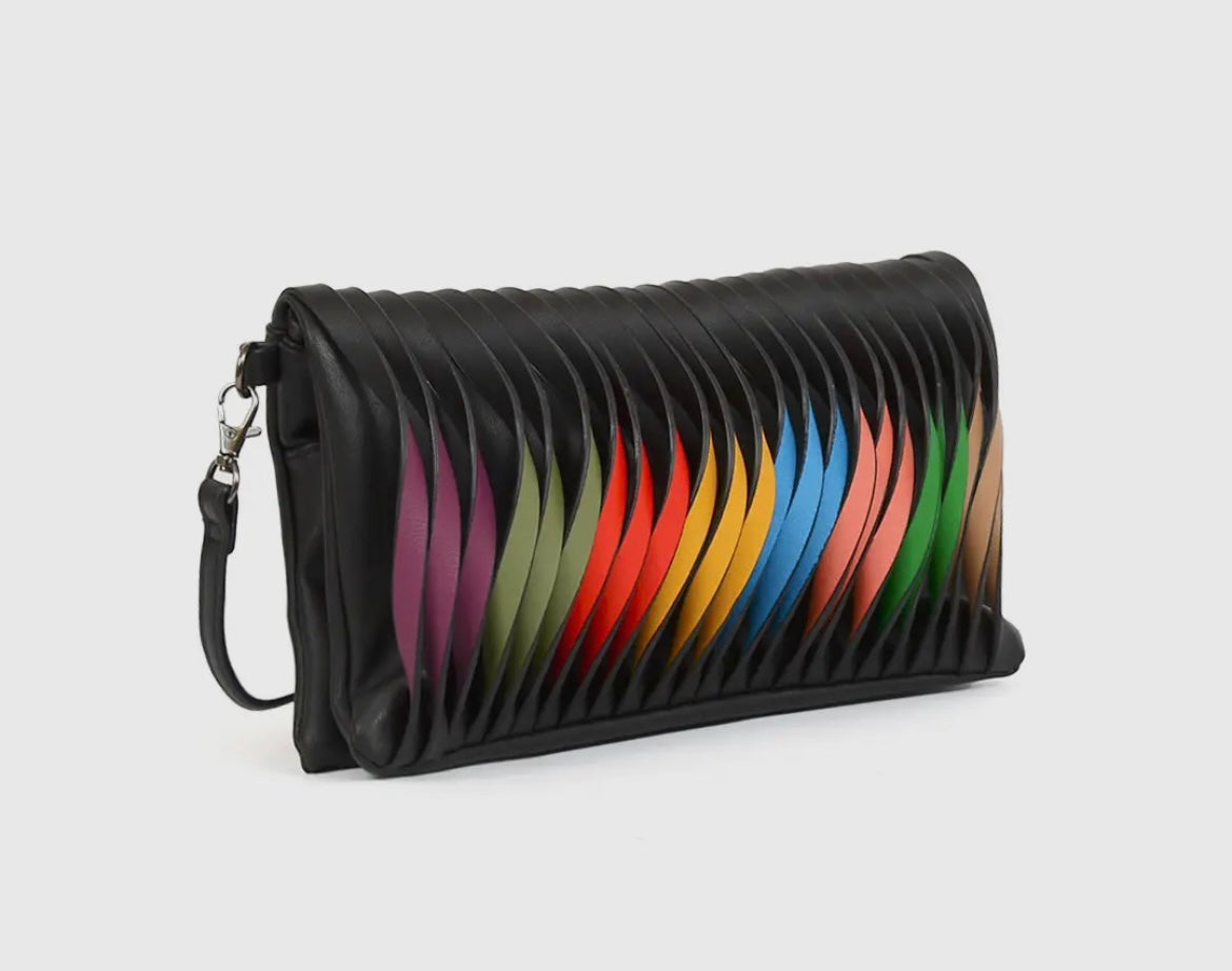 The Rainbow Twirl Clutch
