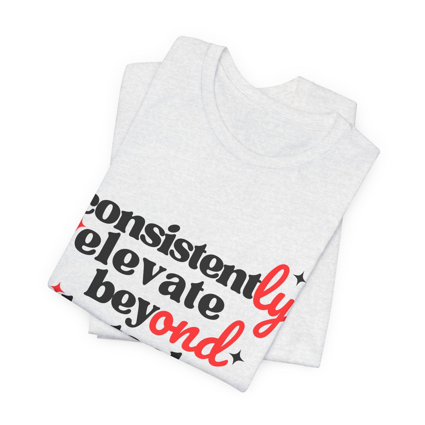 Pretty Consistently Elevate Beyond Obstacles Tee — Black/Red