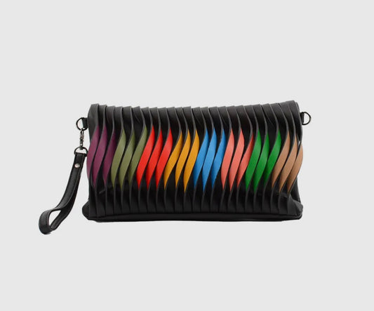 The Rainbow Twirl Clutch