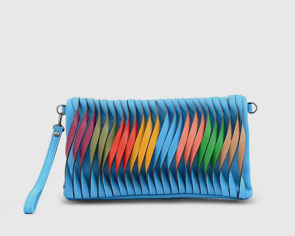 The Rainbow Twirl Clutch