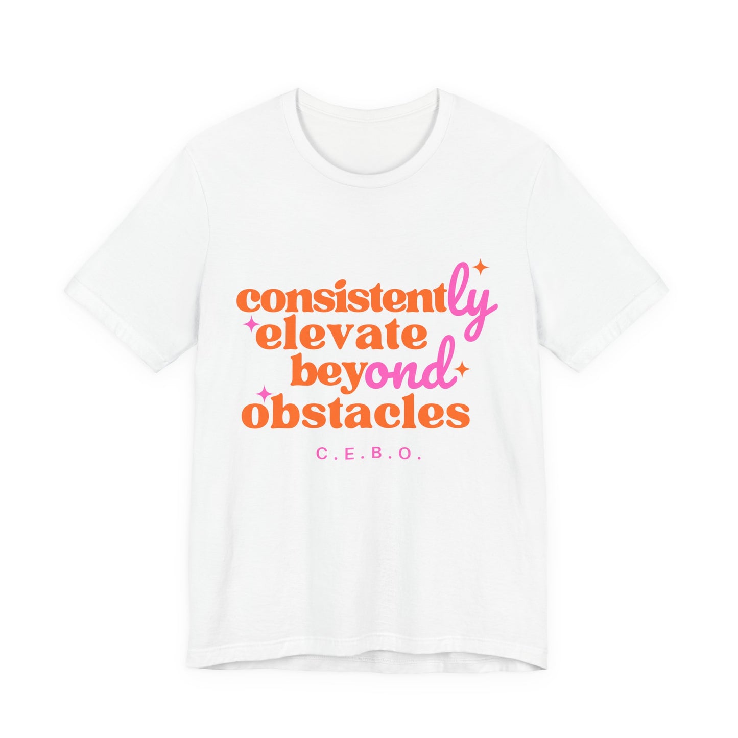 Pretty Consistently Elevate Beyond Obstacles T- Shirt - Orange