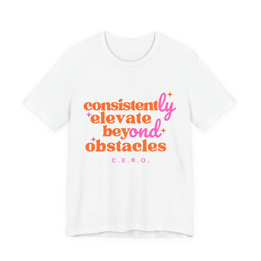 Pretty Consistently Elevate Beyond Obstacles T- Shirt - Orange
