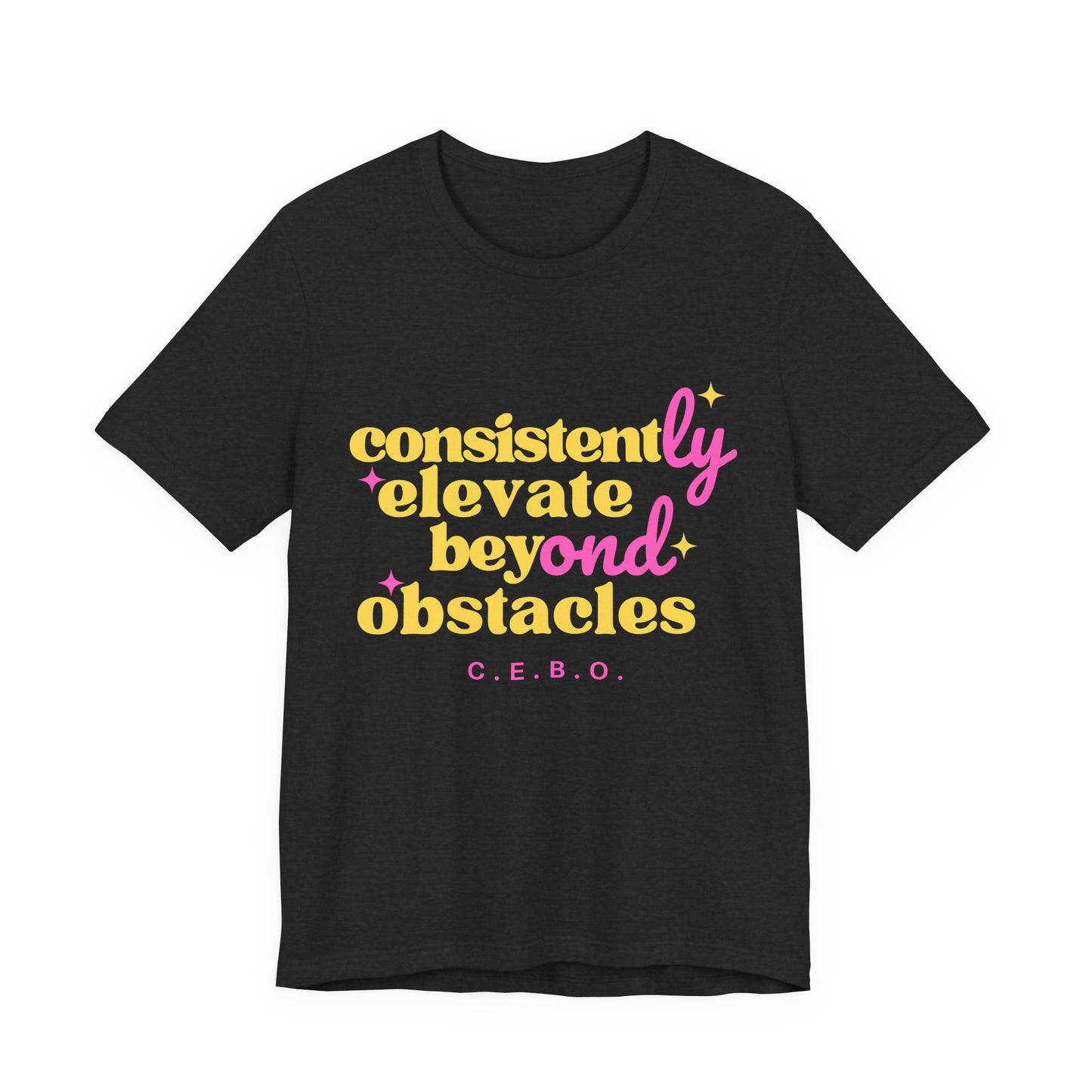 Pretty Consistently Elevate Beyond Obstacles T-Shirt - Yellow