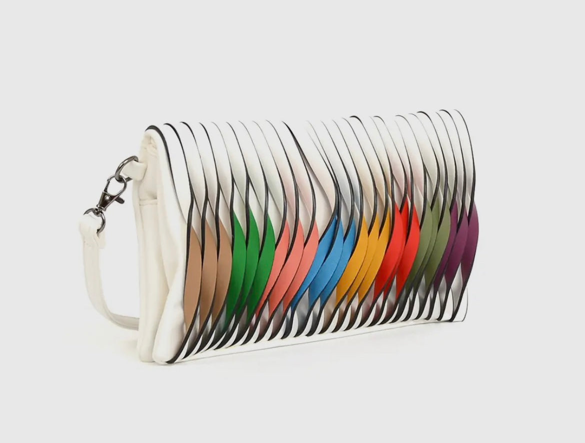 The Rainbow Twirl Clutch