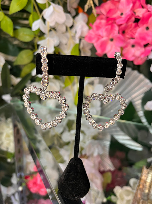 Dangling Hearts Earrings