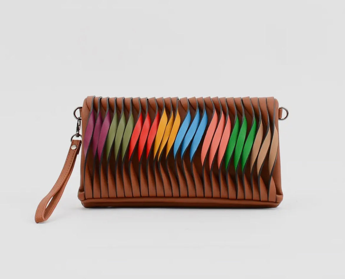 The Rainbow Twirl Clutch