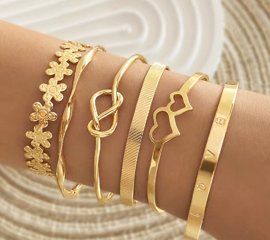 Infinite Love Bangle Set