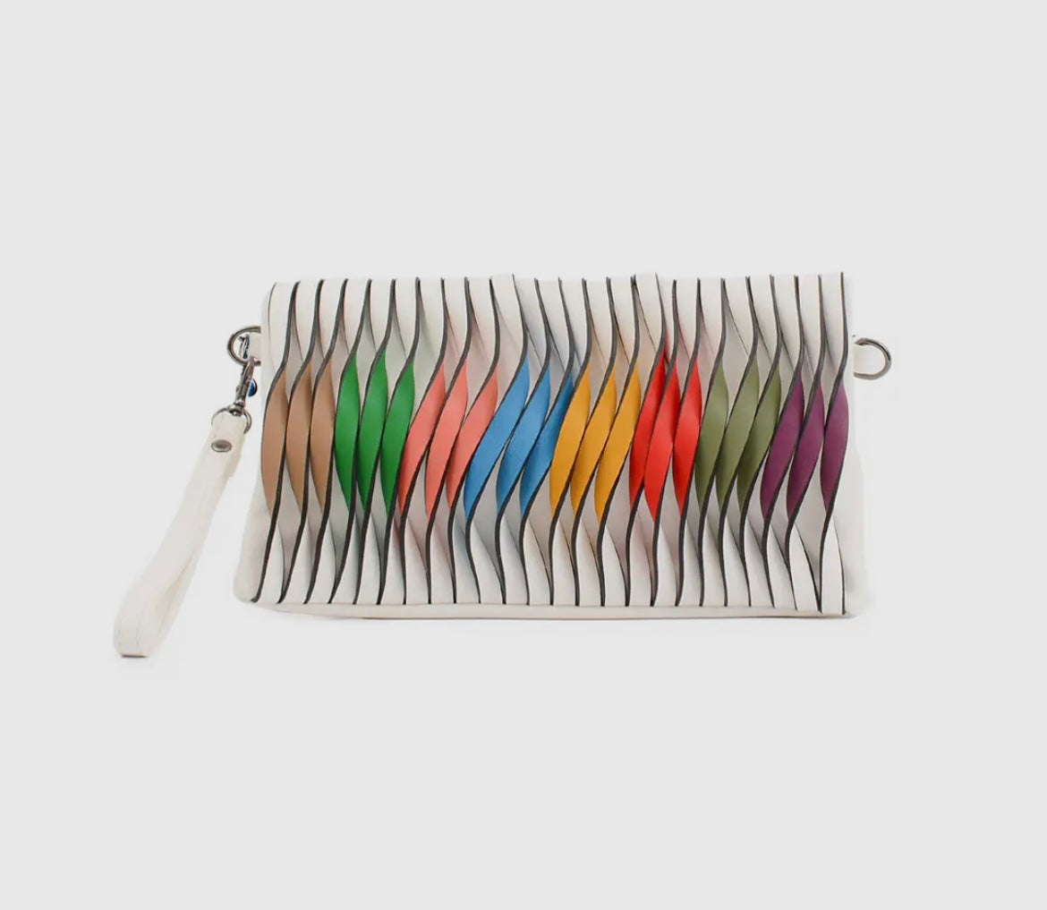 The Rainbow Twirl Clutch