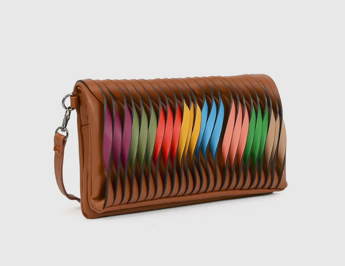 The Rainbow Twirl Clutch