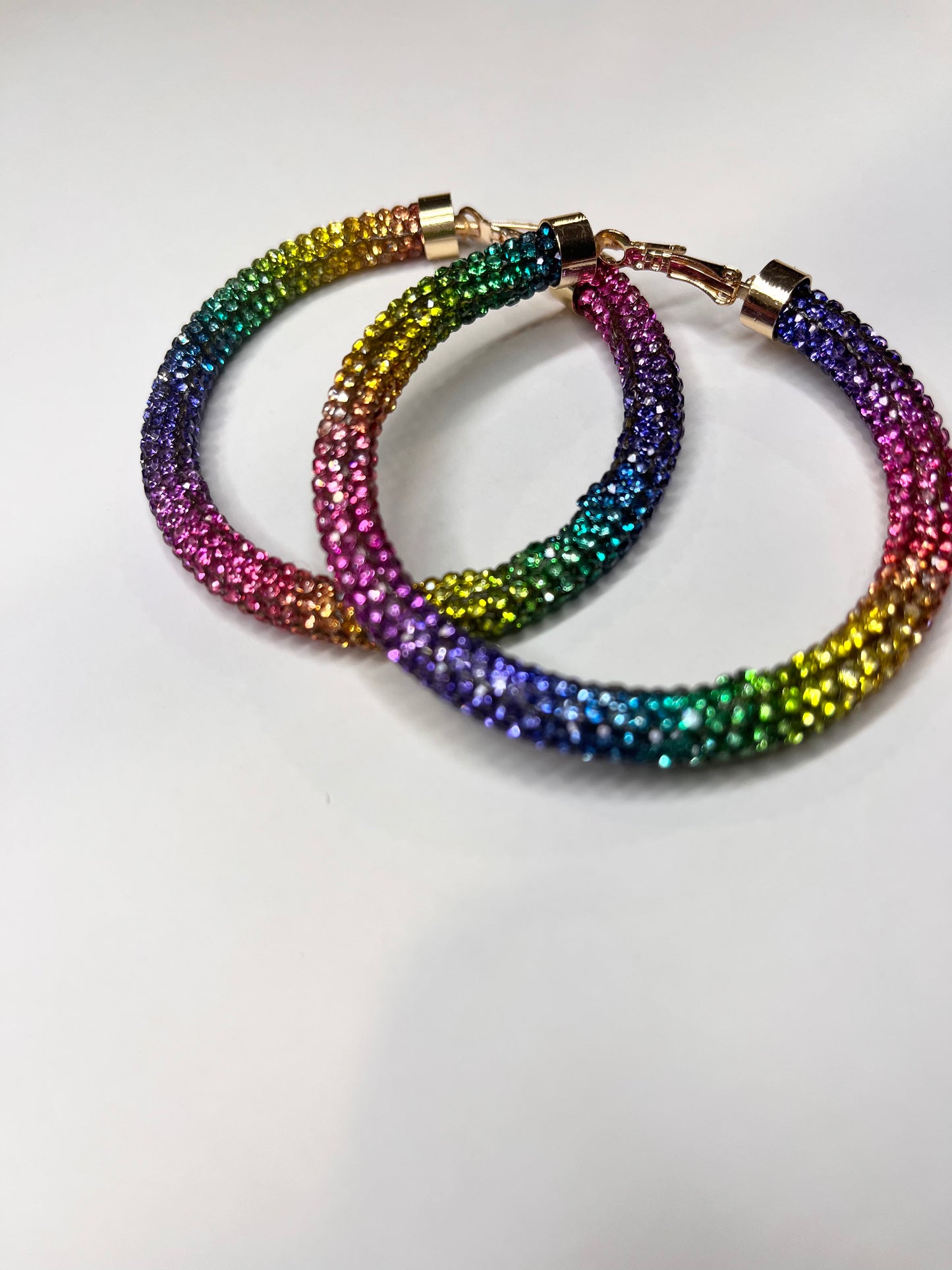 So Crushed Hoop Earrings