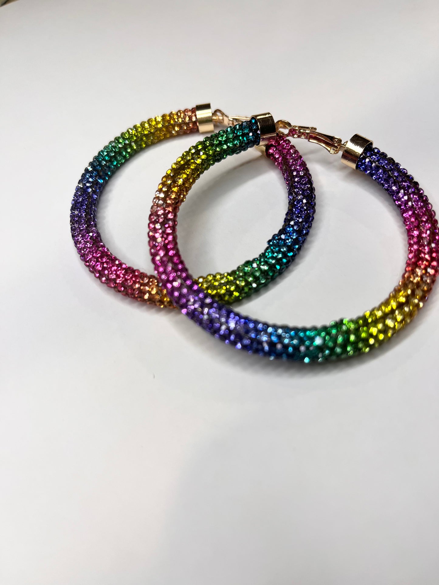 So Crushed Hoop Earrings