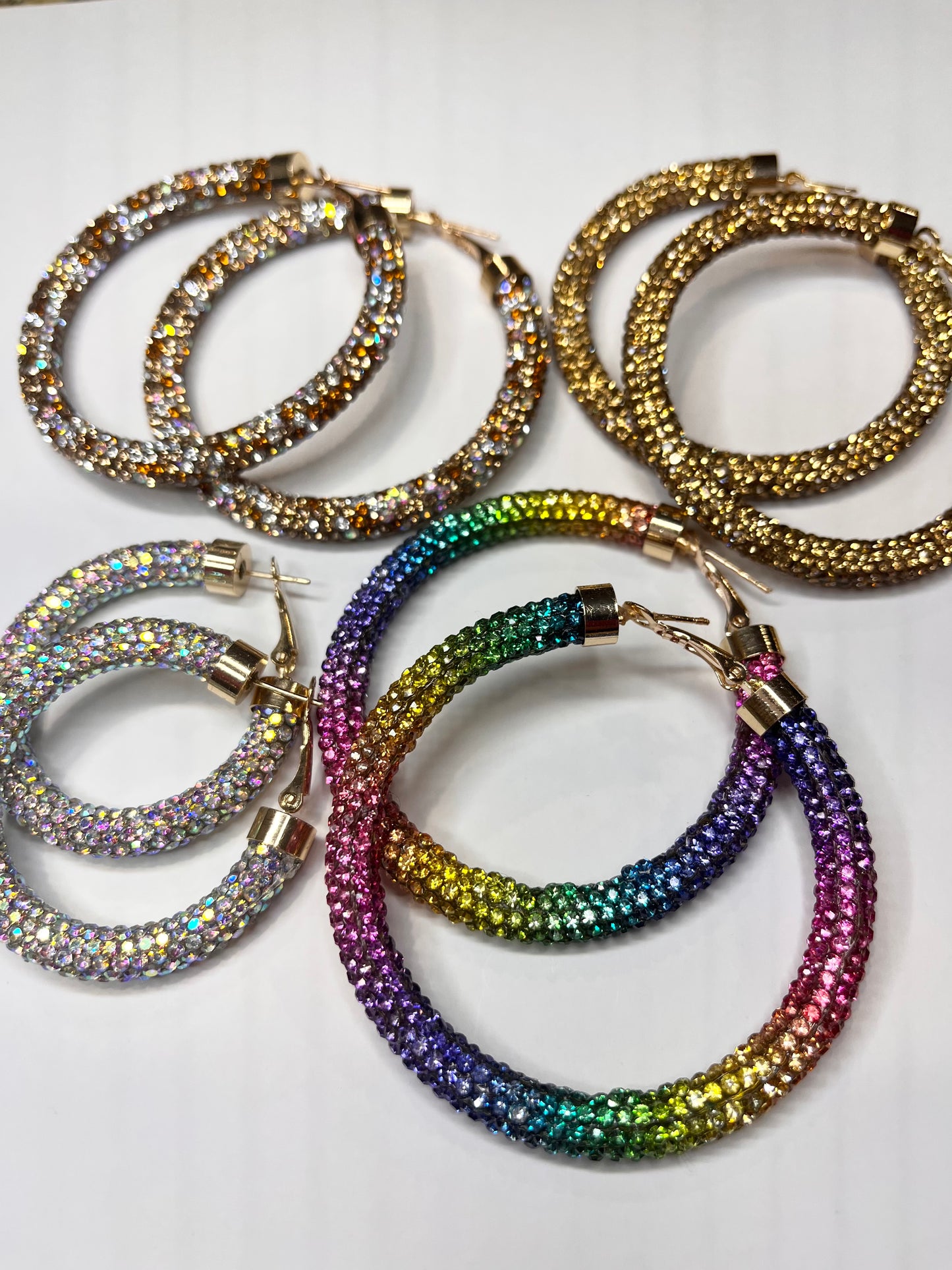 So Crushed Hoop Earrings