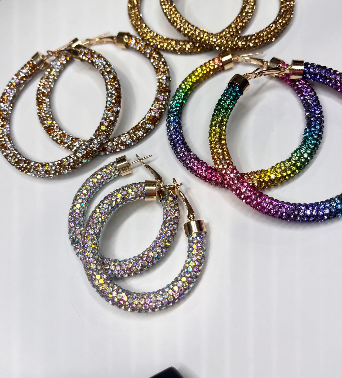 So Crushed Hoop Earrings