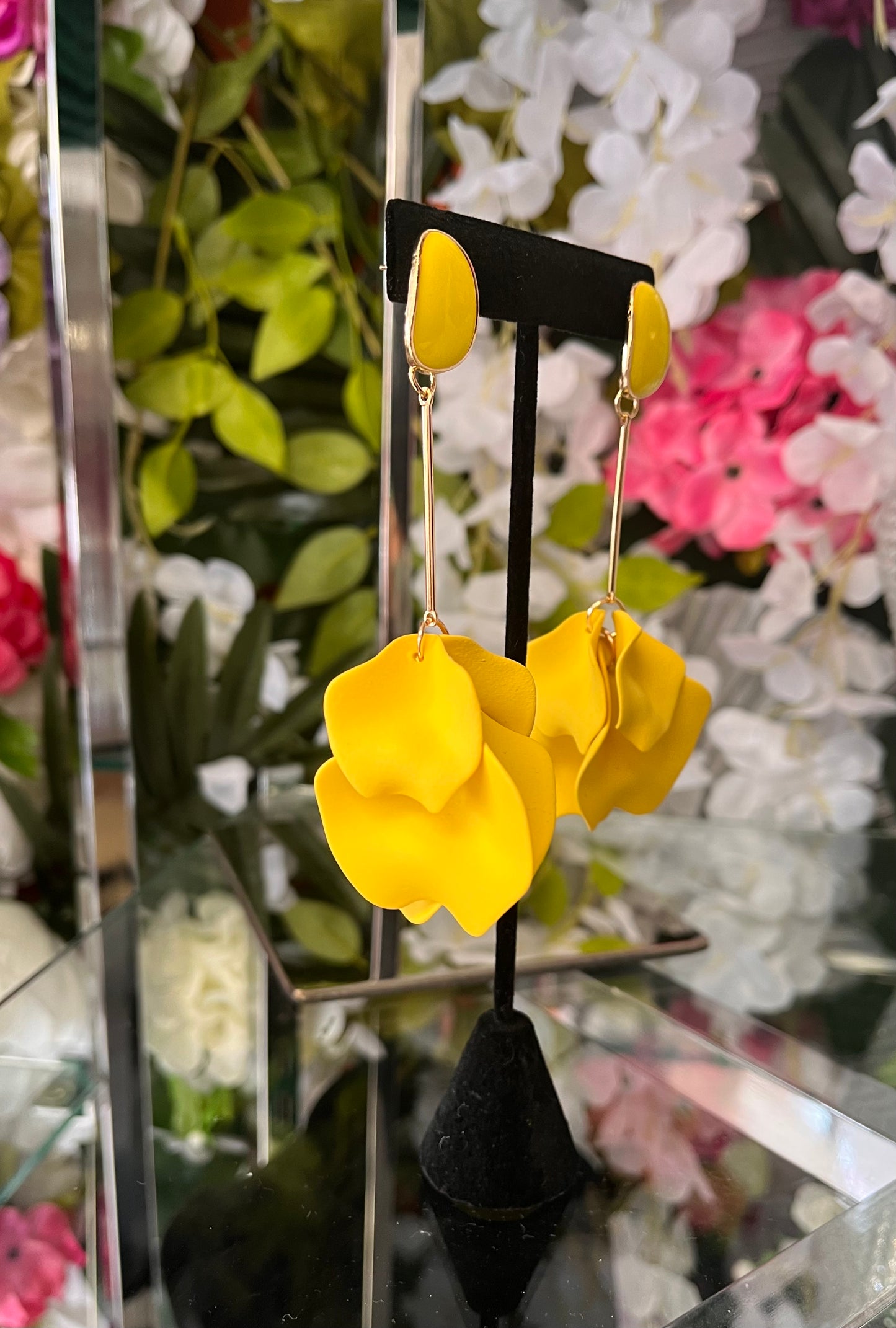 Flower Drop Earrings