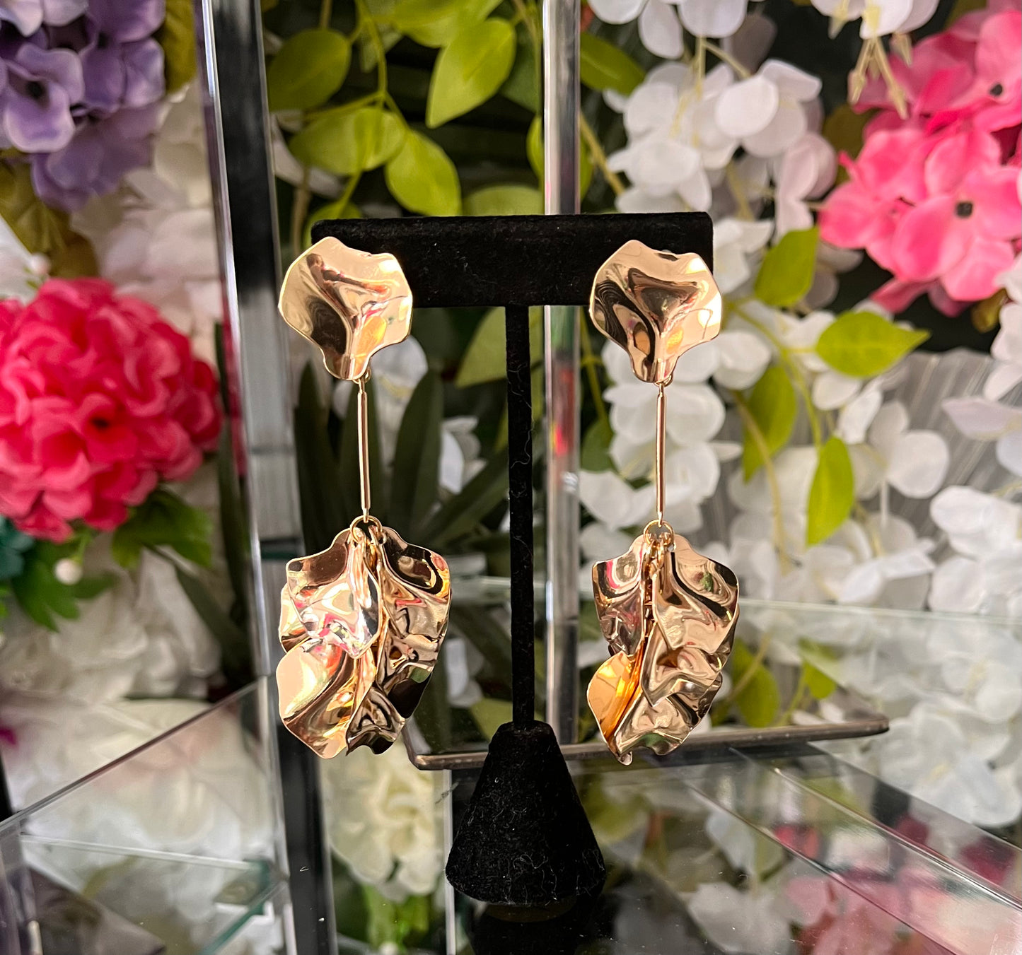 Flower Drop Earrings
