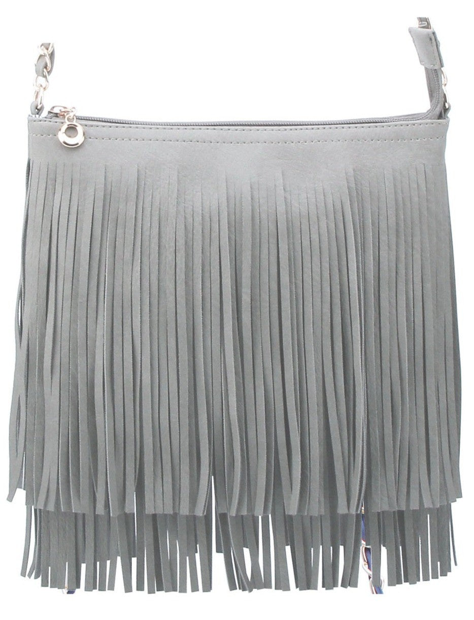 The Samantha Jo Fringe Crossbody Bag