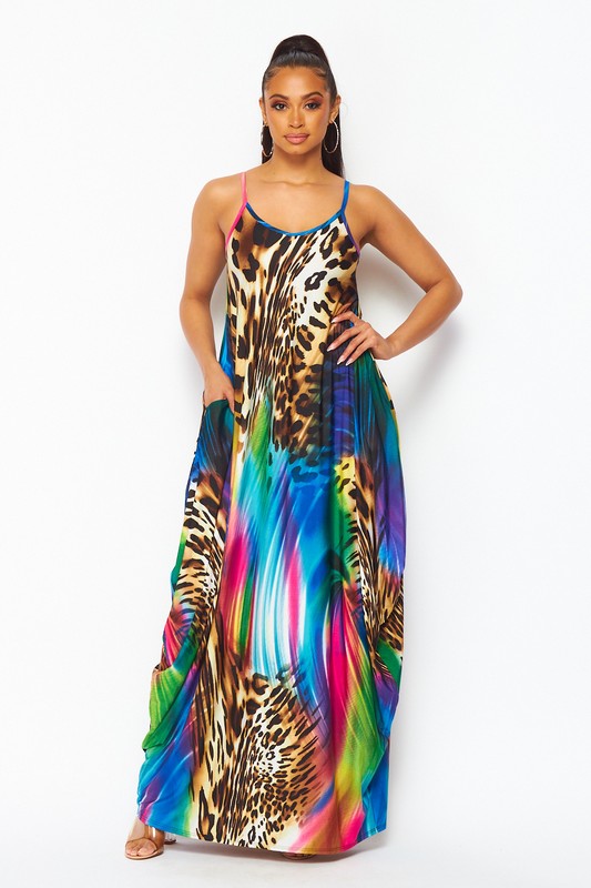 Leopard Swirl Maxi