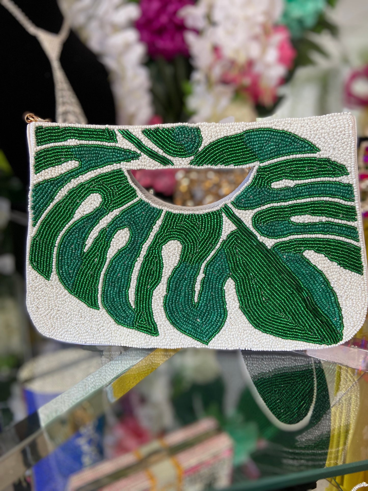 The Beaded Palm Springs Clutch