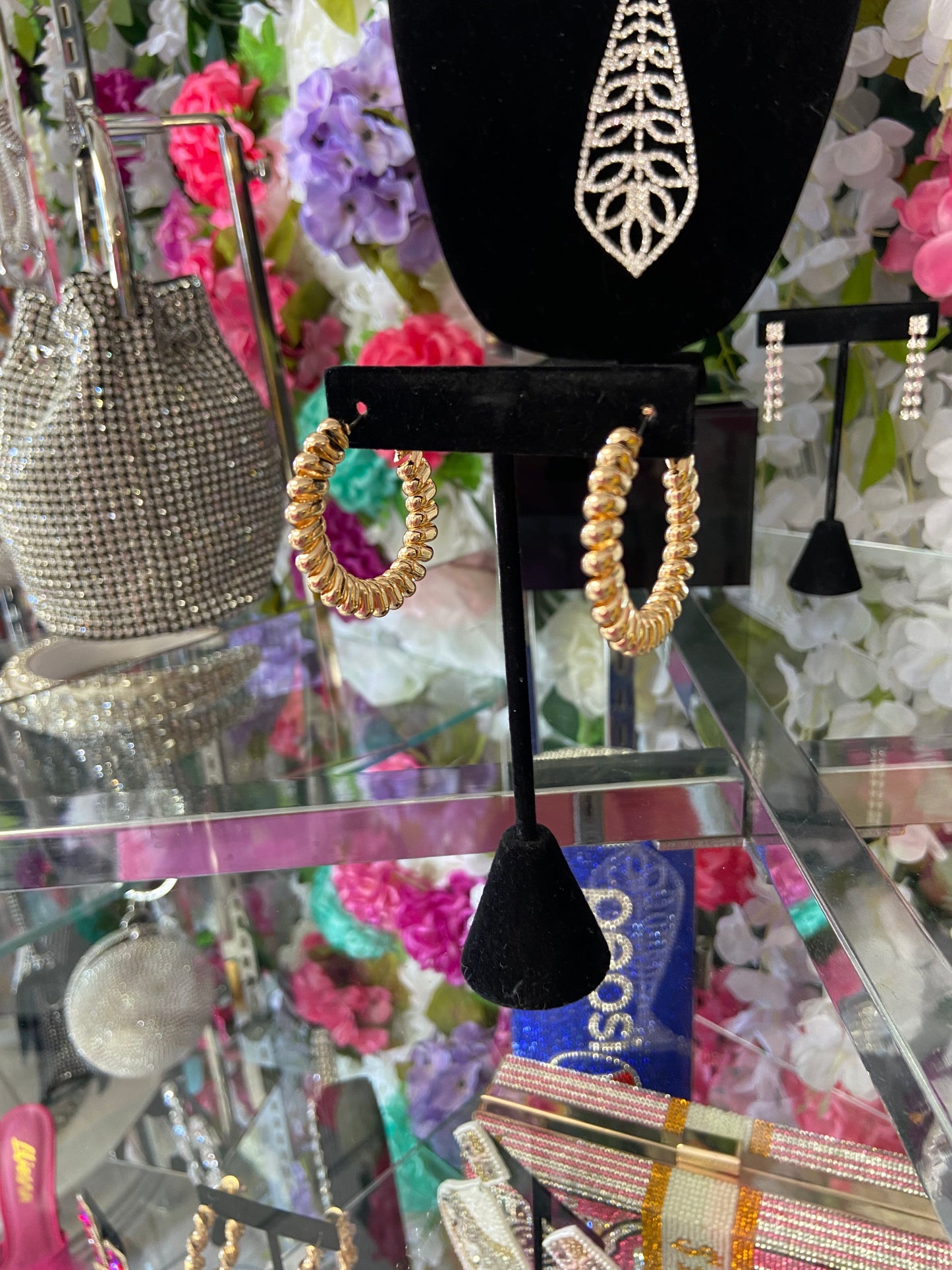 Twirling Hoops Earrings