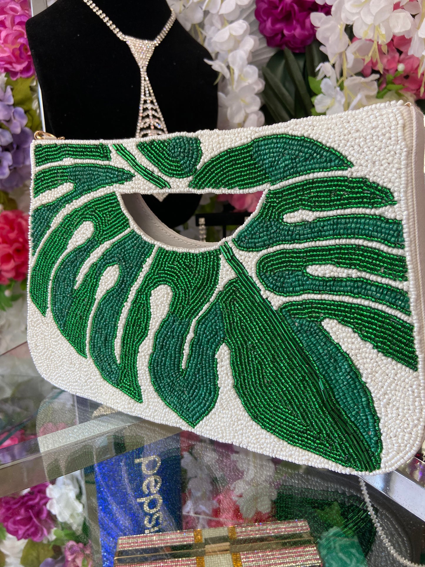 The Beaded Palm Springs Clutch